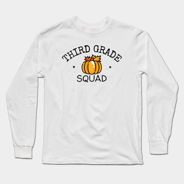 Third Grade Squad Long Sleeve T-Shirt by Mountain Morning Graphics